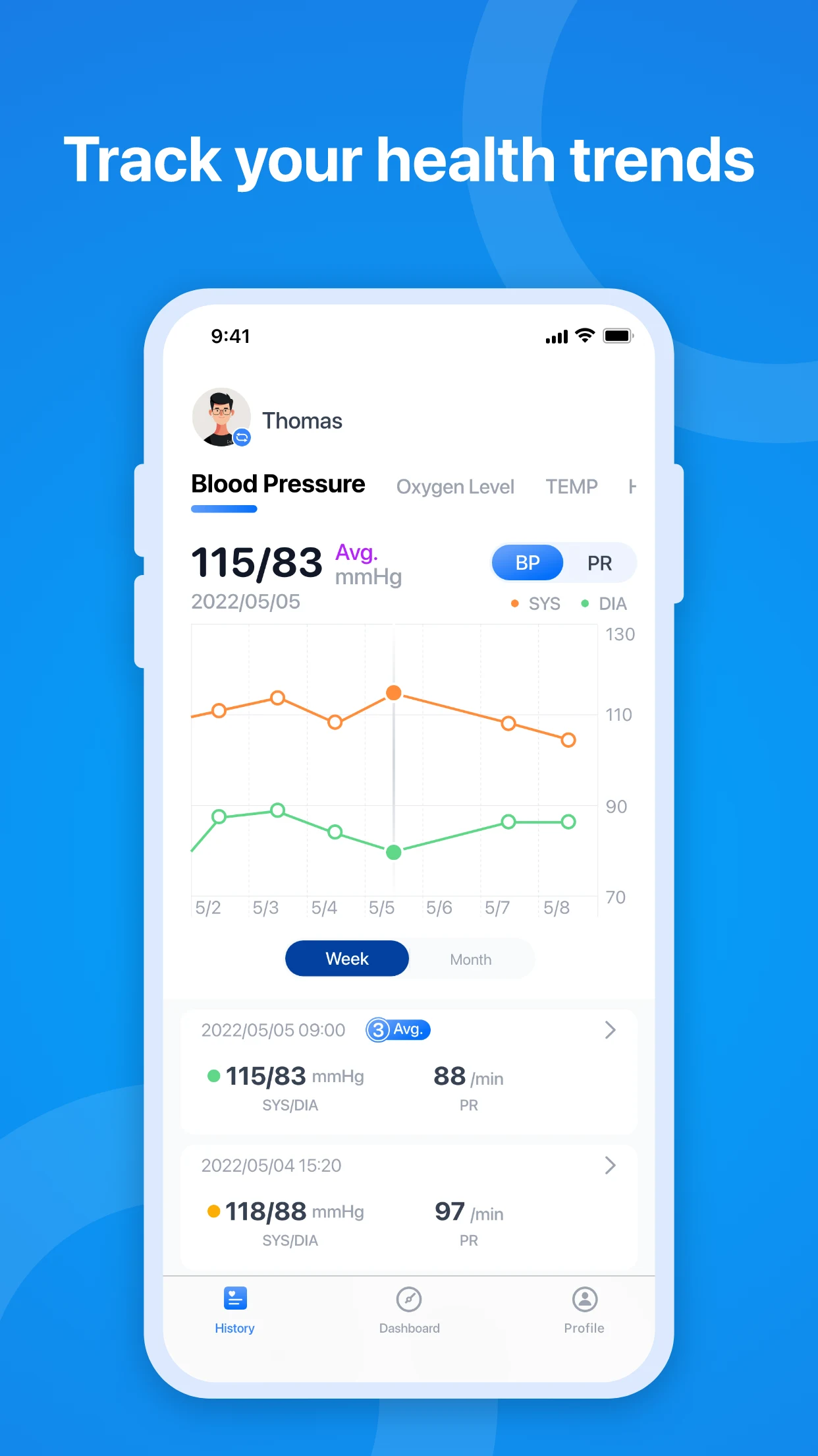 ViHealth screenshot